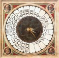Horloge aux têtes de prophètes début de la Renaissance Paolo Uccello